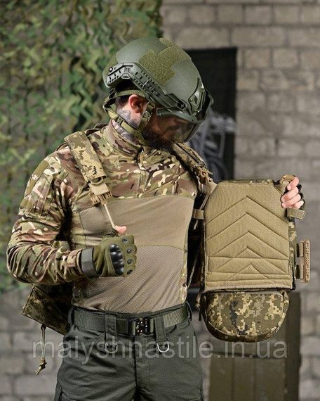 Плитоноска 4 точки сброса Attack PREMIUM   пиксель ДЛ6501 | Зображення 7