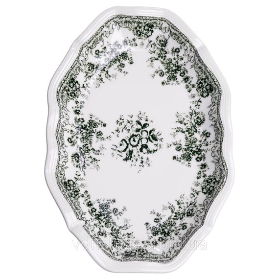 Столовый набор посуды 32 предмета на 6 персон Vintage Elegant фарфоровый Черный YY78-7A | Зображення 2