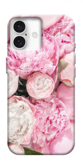 Чохол з картинкою Pink peonies для Apple iPhone 16 Plus