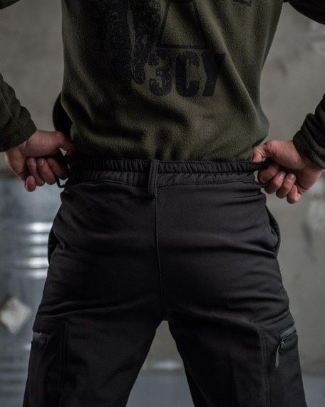 Тактический костюм SoftShell Police black ВТ7623 | Зображення 6