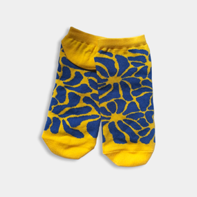 Шкарпетки жіночі короткі патріотичні від TM TwinSocks "Вільна" р.36-39 Жовтий