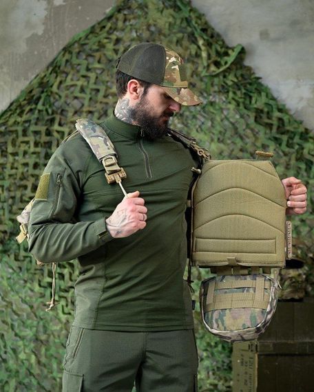 Плитоноска 4 точки быстрый сброс ONYX  Single sword мультикам ПП7560 | Зображення 8