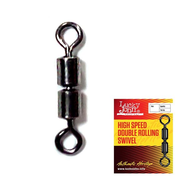 Вертлюг LJ High Speed ​​Double Rolling Swivel 002 / 5шт.