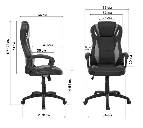 Кресло геймерское GT Racer B-2855 BlackGreen | Зображення 1