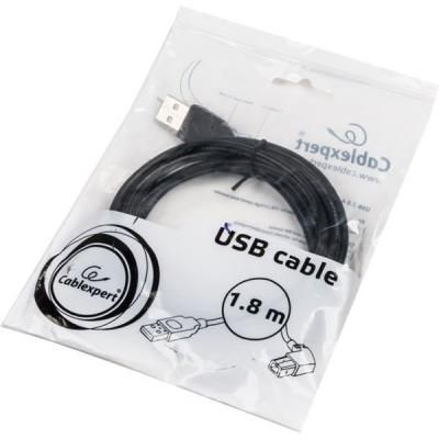 Кабель для принтера USB 2.0 AM/BM 1.8m Cablexpert (CCP-USB2-AMBM90-6) | Зображення 1