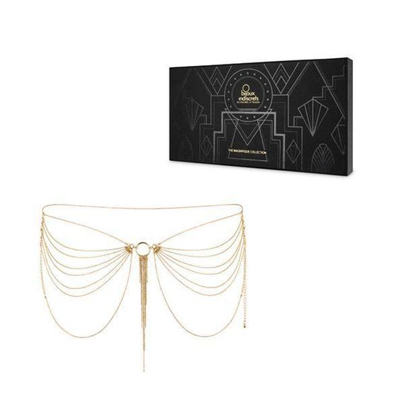 Ланцюжок трусики або ліф Bijoux Indiscrets MAGNIFIQUE Waist Chain - Gold | Зображення 3