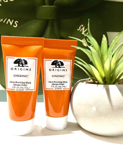 Маска для зайвої якості origins ginzingTM glow-boosting mask