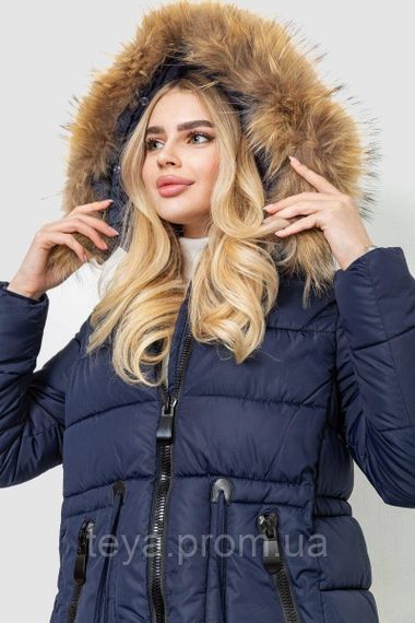 Куртка жіноча зимова, колір темно-синій, розміри XS, S, M, L, XL FA_008669 | Зображення 5