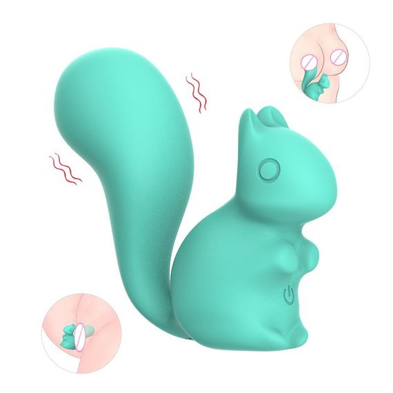 Міні-вібратор кліторальний Every Night Toys Debbie у формі білочки білий, 10 режимів вібрації Sex Aura | Зображення 1