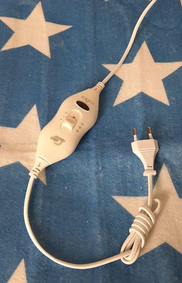 Электропростынь Electric Blanket 7421 150х160 см, біла зірка | Зображення 2