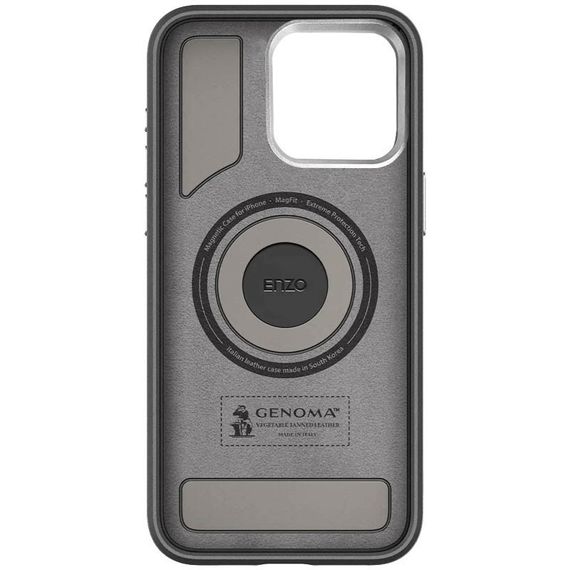 Чохол SGP PC+Leather with MagSafe для Apple iPhone 16 Pro Max (6.9") Black | Зображення 1