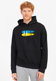 Худі чоловіче чорне з принтом "Символи", 3XL