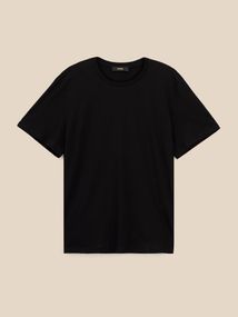 Футболка однотонна чоловіча LAWA MBC02463 M Чорний shop (2000999641855)