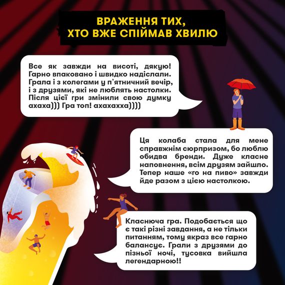 Настольная игра Лови волну. Алкоигра для вечеринок | Зображення 8