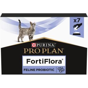Дополнительный корм Purina Pro Plan FortiFlora Feline Probiotic для взрослых котов и котят 56шт*1г