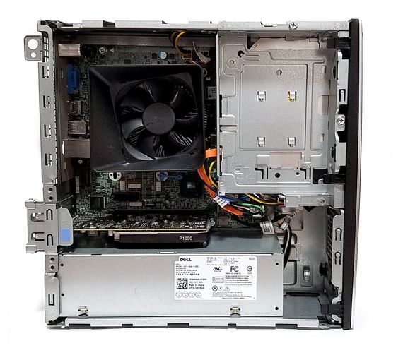 Комп'ютер Dell Inspiron 3470 SFF / Intel Core i3-8100 (4 ядра по 3.6 GHz) / 8 GB DDR4 / 256 GB SSD M.2 / nVidia Quadro P1000, 4 GB GDDR5, 128-bit / Win 10 Home б/в | Зображення 3