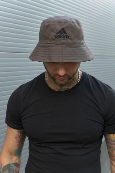 Панама бавовняна базова Adidas коричнева (1763136609)