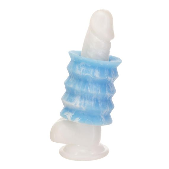 Мастурбатор ADDICTION Silicone Reversible Stroker – Glow in the Dark Sex Aura | Зображення 5