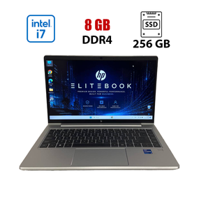 Ультрабук Б-клас HP EliteBook 640 G10 / 14" (1920x1080) IPS / Intel Core i7-1365U (10 (12) ядер по 1.8 - 5.2 GHz) / 8 GB DDR4 / 256 GB SSD / Intel Iris Xe Graphics / WebCam б/в