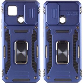 Ударопрочный чехол Camshield Army Ring для Xiaomi Redmi 9C / 10A Силикон, Синий / Navy