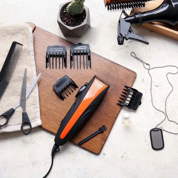 Машинка для стрижки MAGIO МG-581 титан | Машинка для стрижки волосся домашня, Машинка для DA-831 стрижки голови | Зображення 8