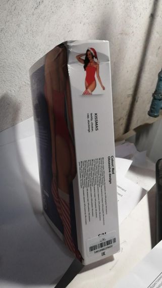 Боди Obsessive Kissmas teddy red L/XL (мятая упаковка!!!) Sex Aura | Зображення 1