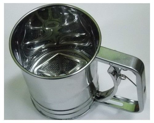 Кружка-сито для просіювання борошна Bohmann BH-7742, з нержавіючої сталі, 600 гр., зручна і практична | Зображення 1
