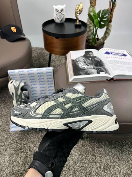 Чоловічі кросівки ASICS Gel-Kahana TR V4 Grey Green (замша , текстиль) весна / літо / осінь 44 28 см