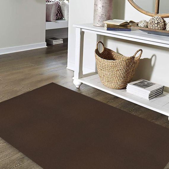 Самоклеюча плитка під ковролін темно-коричнева 600х600х4,5мм SW-00001127 | Зображення 5