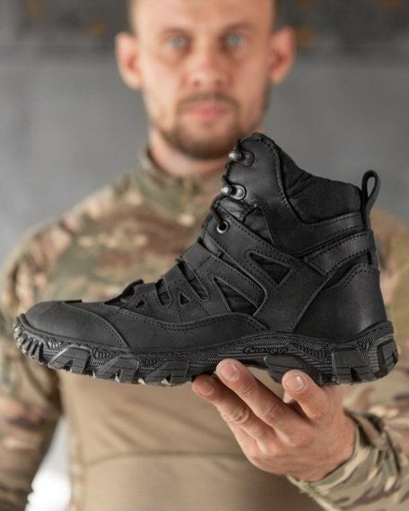 Тактичні черевики на флісі dragon black НП4894 | Зображення 4