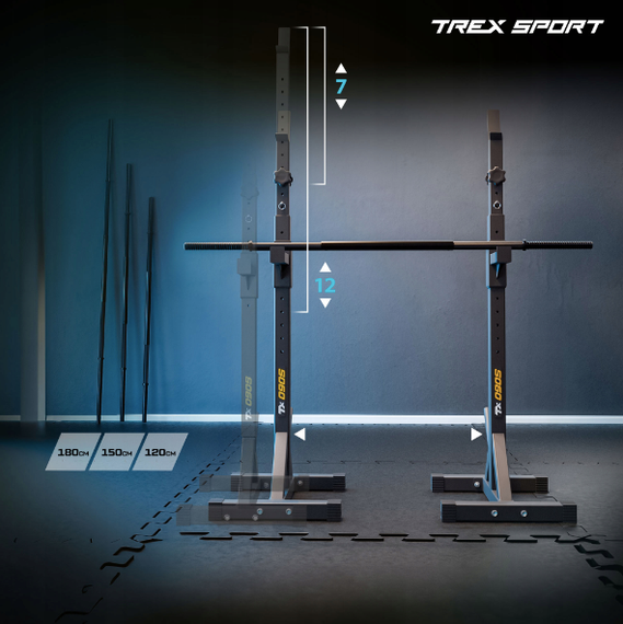 Стійки під штангу Trex Sport TX-090S регульовані | Зображення 6