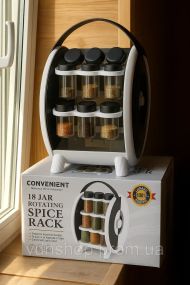 Контейнер для спецій / Набір приправних банок 18 шт БІЛА AND 1-62