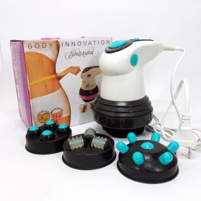 Масажер Для Тіла Інфрачервоний Антицелюлітний Body Innovation Sculptural 4 Насадки MA-118-2