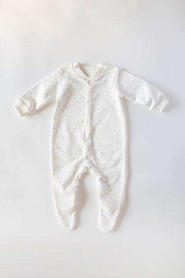 Чоловічок з начосом, 100% бавовна, принт Горошок 86