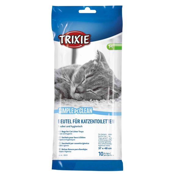 Пакети Tixie для котячого туалету змінні М 48х37 см 10 шт/уп