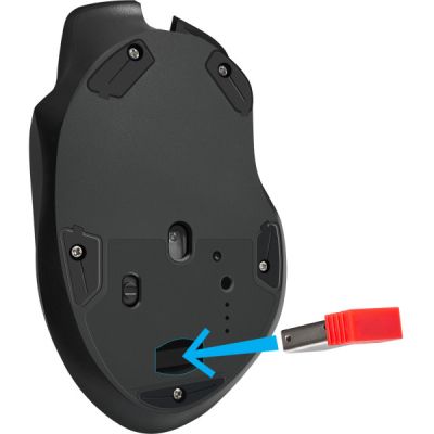 Мышка Defender Thunder GM-213 LED Wireless Black (52213) | Зображення 3