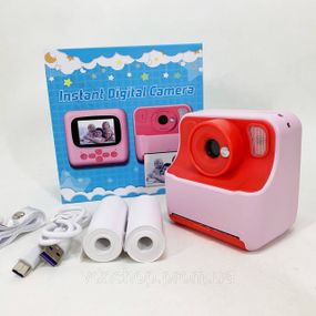 Фотоаппарат для детей с термопринтером, Принтер для детского творчества, Фотовидеокамера детская FG-75