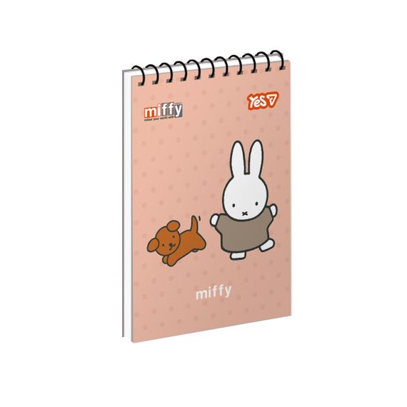 Зошит для записів А7 YES Miffy Sweet Friend 152511 80 аркушів
