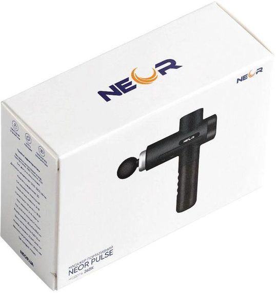 Перкусионный массажер портативный NEOR PULSE 26BK гарантия 1 год | Зображення 9