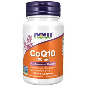 Коензим Q10 NOW Foods CoQ10 100 мг 30 капсул