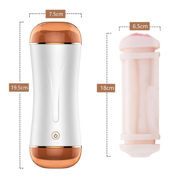 Мастурбатор B - Series Fox Masturbation Cup, двосторонній Sex Aura | Зображення 6