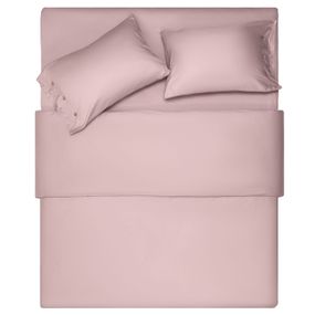 Комплект Постільної Білизни ARDESTO  1.5сп Mix&amp;Match, підковдра 160х220см, простирадло 180х240см, наволочки (2) 50х70см, 100% бавовна, сатин, рожевий світлий (ART1622SP)