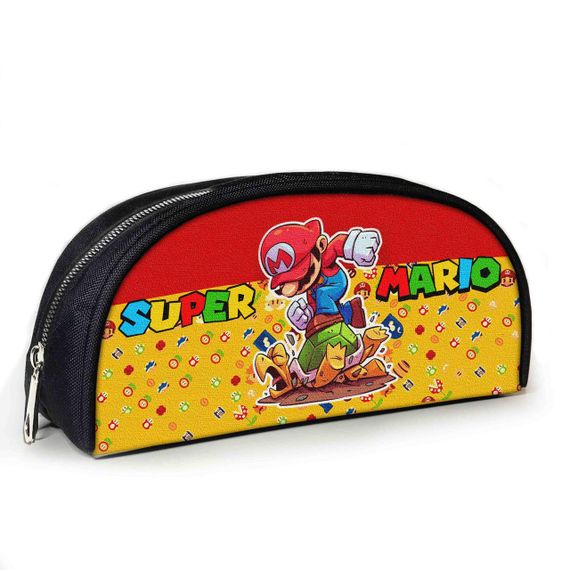 Пенал школьный с принтом Супер Марио 23х10х8 см с принтом для мальчика (3807)