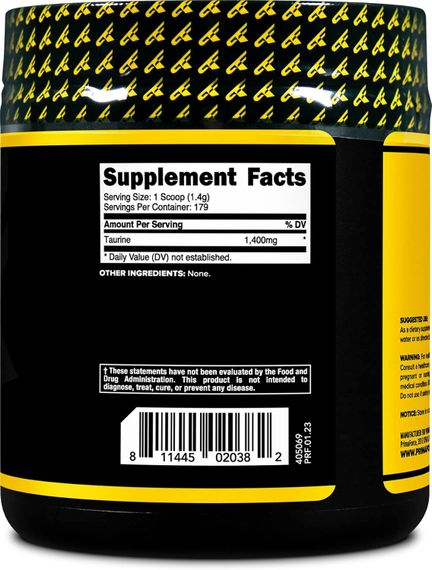Таурин Primaforce Taurine Powder 250gr (Unflavored) | Зображення 1
