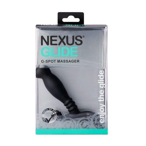 Масажер простати для новачків Nexus Glide Black | Зображення 1