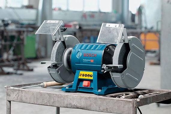Станок точильный Bosch GBG 60-20, 600Вт, круг 200*25мм, 15кг (0.601.27A.400) | Зображення 2