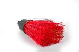 Мітла кругла на різбу без ручки