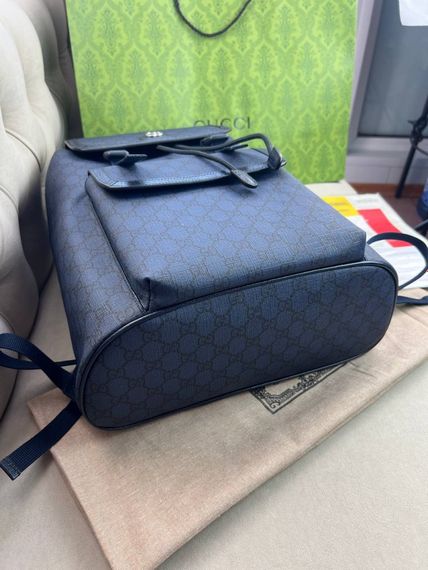 Рюкзак синiй Gucci Ophidia GG Blue c846 | Зображення 9