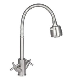 Змішувач для кухні Lidz Wind 013F4, Nickel LDWIN013F4NKS43391