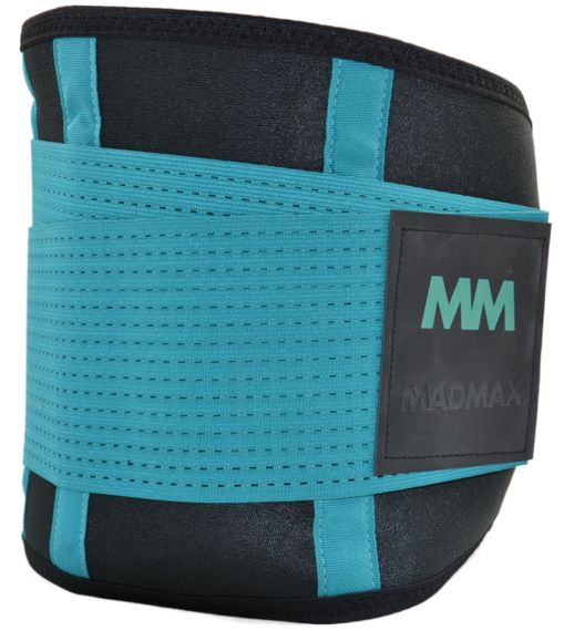 Пояс компресійний MadMax MFA-277 Slimming belt Black/turquoise M | Зображення 4